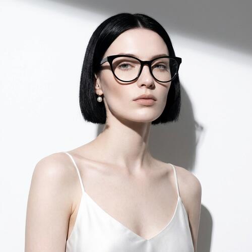 Eric Black Round Glasses