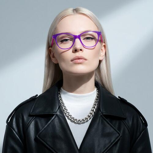 Toby Gafas Cuadradas Moradas