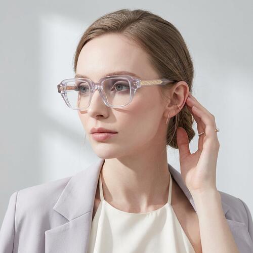 Eudor Gafas Cuadradas Transparentes
