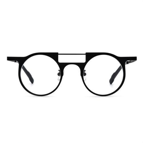 Woolley Schwarze Pilot Brille
