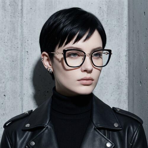 Henry Black Cat Eye Glasses
