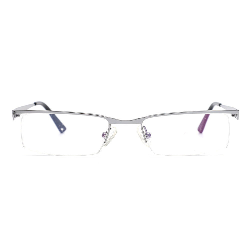 Hamilton Silberne Rechteckige Brille