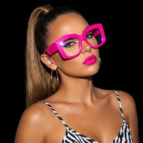 Baro Pink Square Glasses