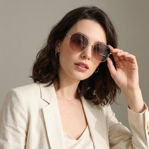 Nathan Silver Square Sunglasses