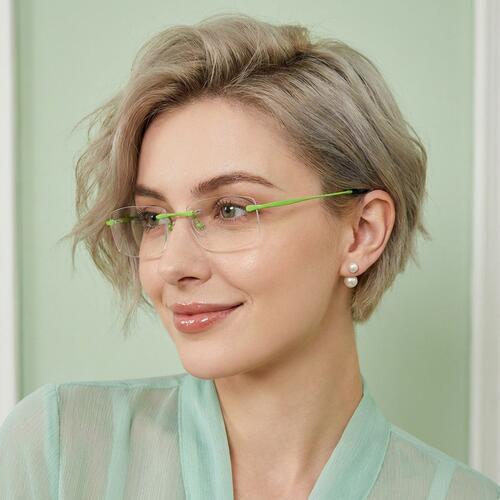 Dorothy Gafas Rectangulares Verdes