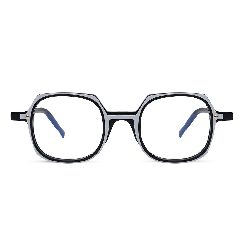 Violae Black Square Glasses