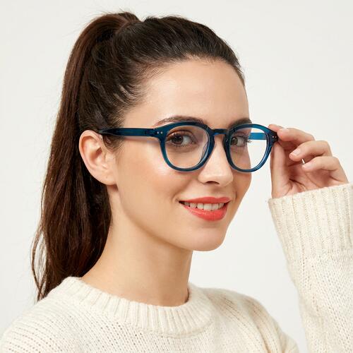 Stan Blaue Quadratische Brille