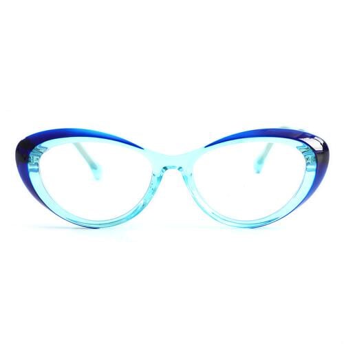 Vogt Blaue Cat Eye Brille