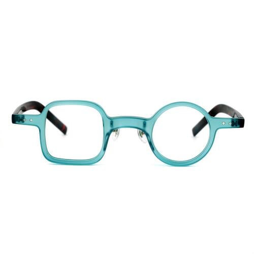 Curtis Blaue Quadratische Runde Brille