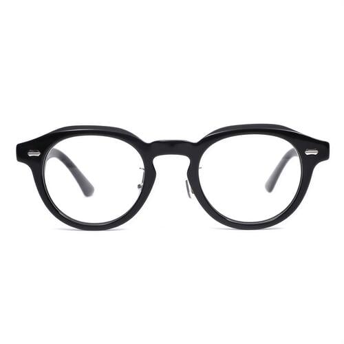 Mortin Black Round Glasses