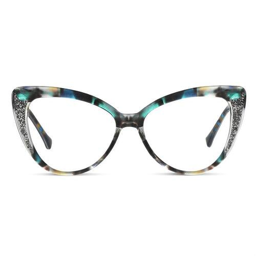Ferguso Green Cat Eye Glasses