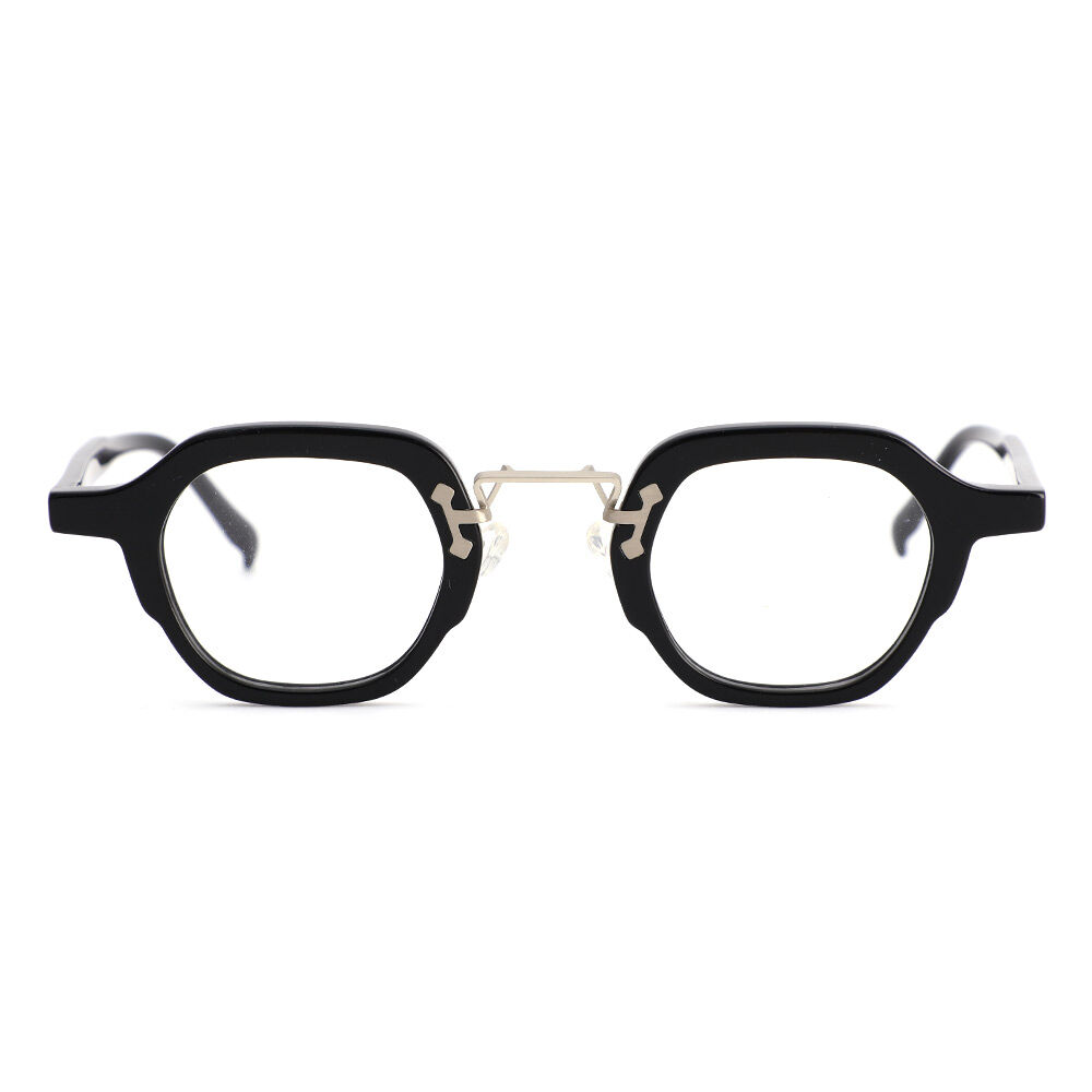 Ivan Black Square Glasses