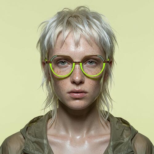 Jessi Green Round Glasses
