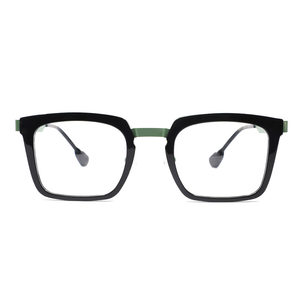 Hyme Black Square Glasses