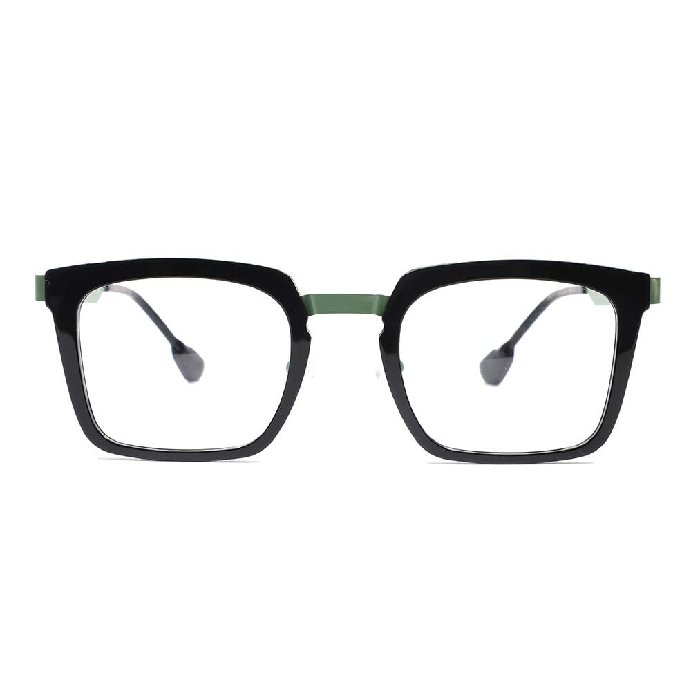Hyme Black Square Glasses