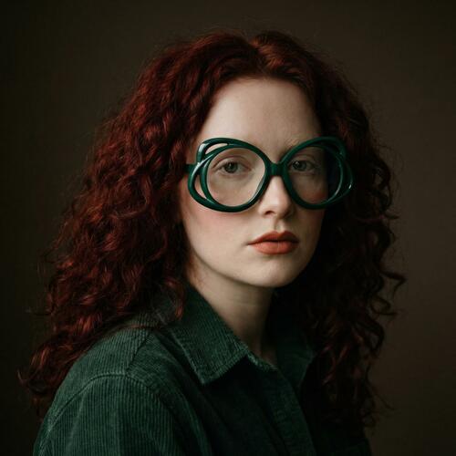 Harold Lunettes Rondes Vertes