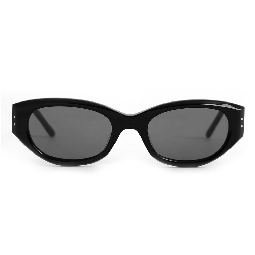 Morris Schwarze Rechteckige Sonnenbrille