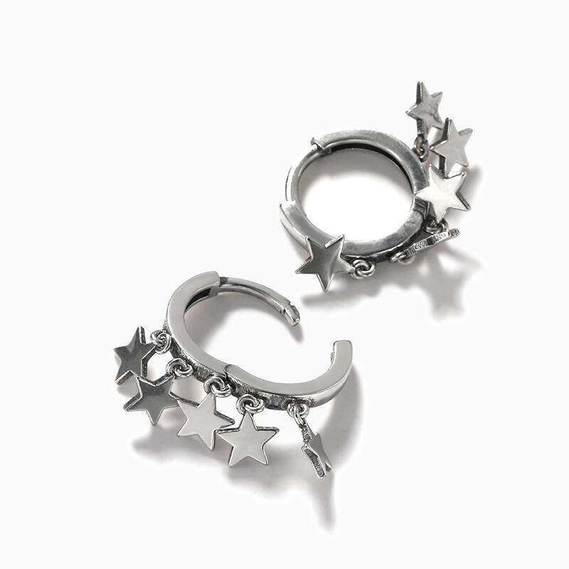 Jeulia "A Cluster of Stars" Sterling Silver Earrings