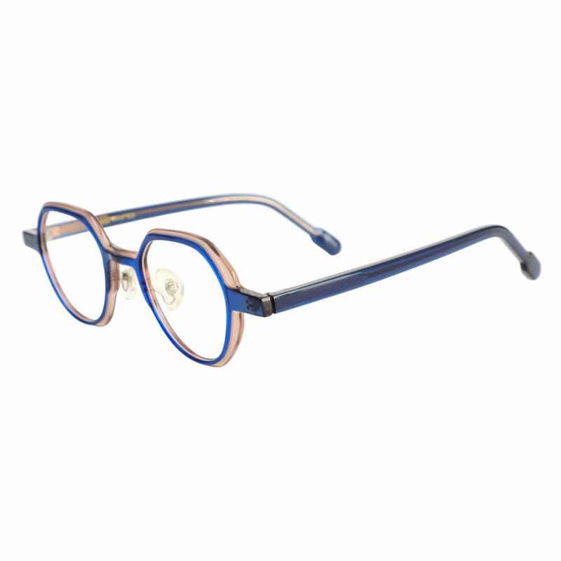 Avery Runde Blaue Brille