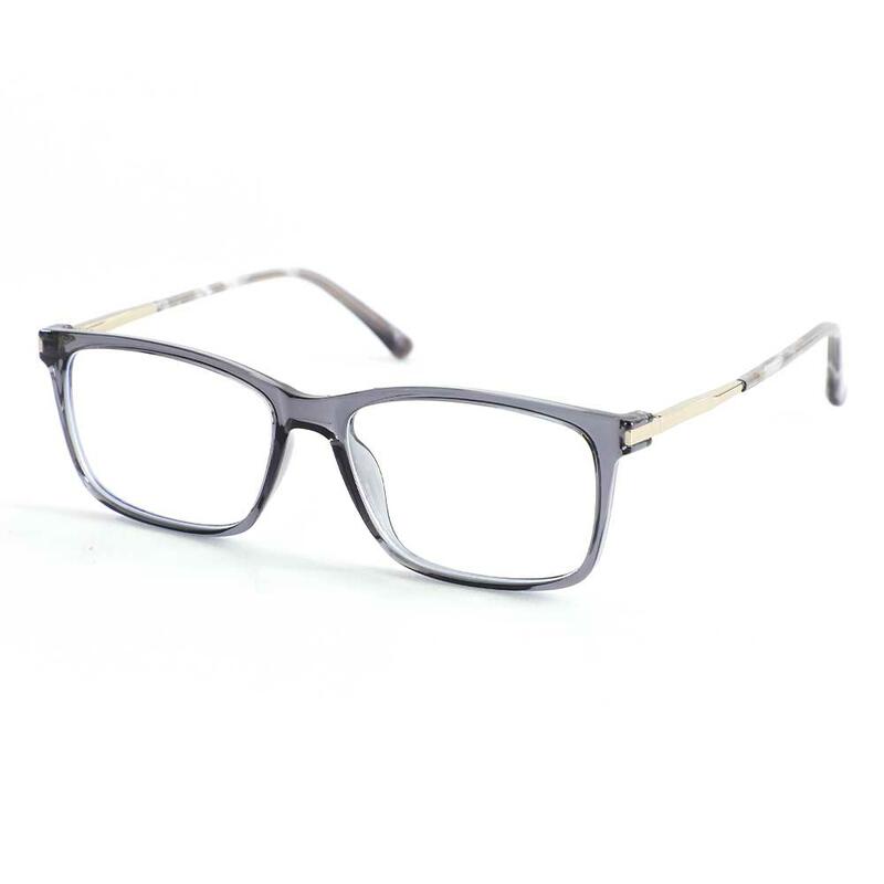 Sapir Rechteckige Graue Brille