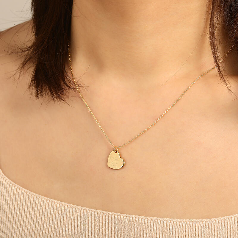 "My Whole Heart" Engravable Necklace