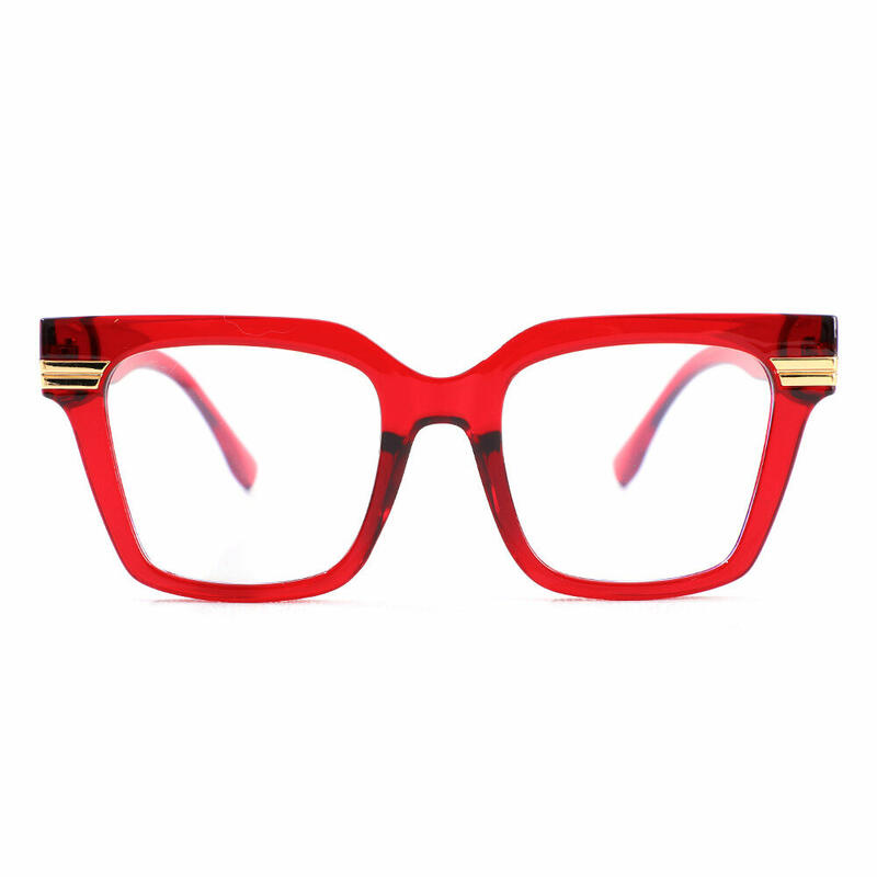 Occhiali da Vista Colby Quadrato Rosso