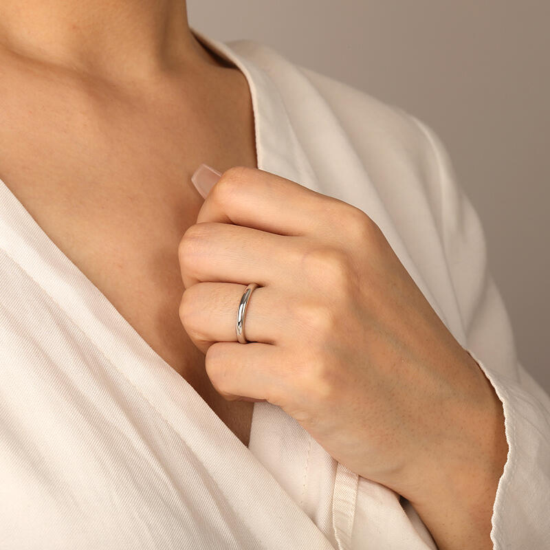 "Unfading Passion" Classic Wedding Ring