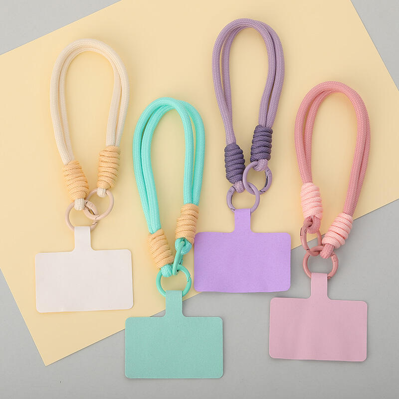 Personalized Braided Rope Phone Chain with Minifigure and Acrylic Photo Gift