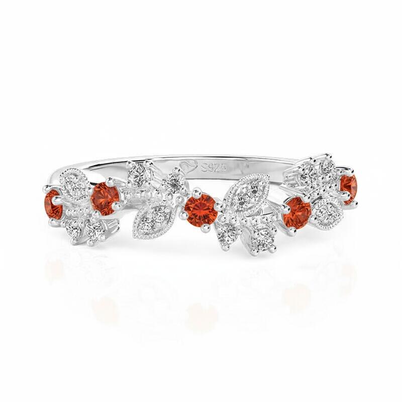 Jeulia Botanical Elements Custom Birthstone Ring