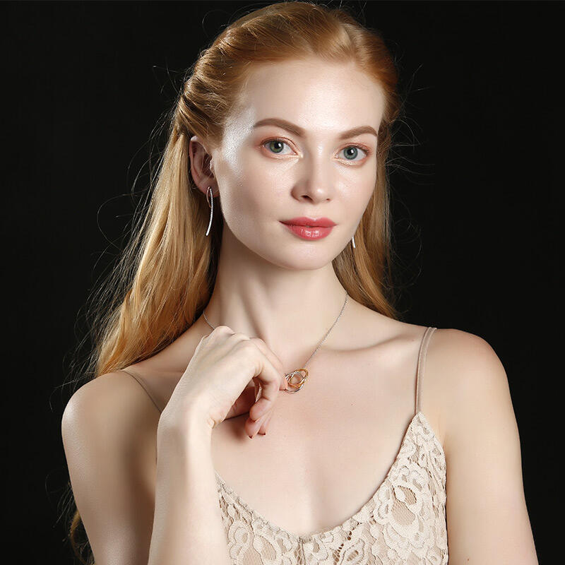 Jeulia Be Together Loops Necklace