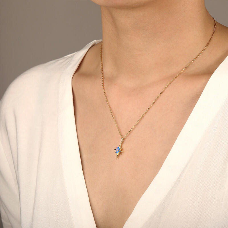 "Only Star" Oval Cut Necklace