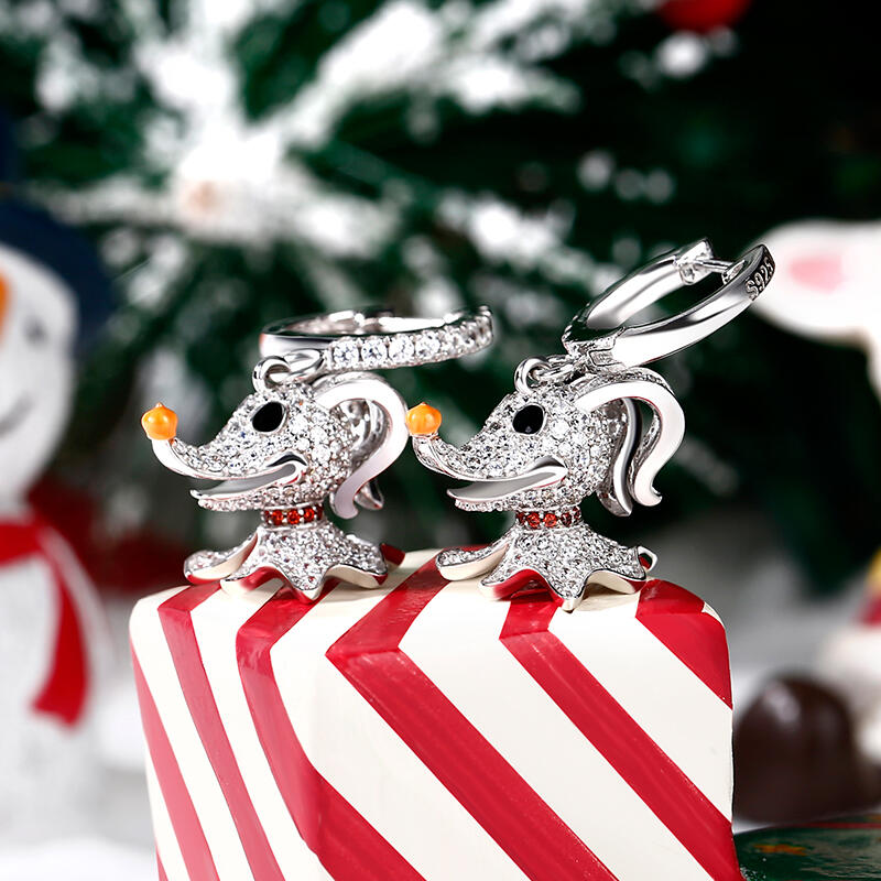 Jeulia "The Head of Team" Sterling Silver Earrings