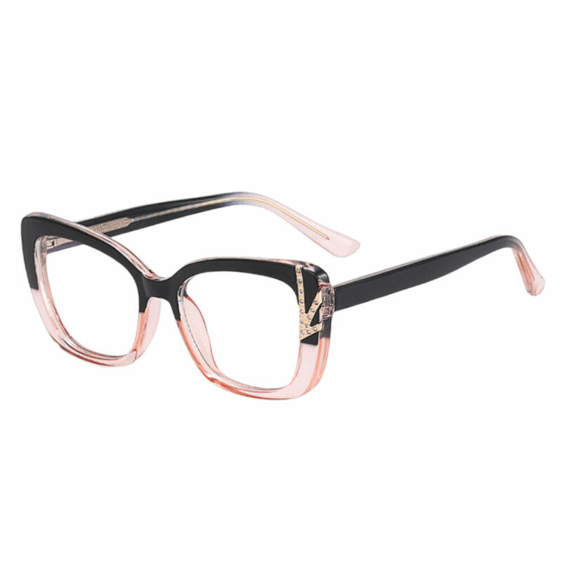 Lunettes de Vue Masera Cat Eye Noir Champagne