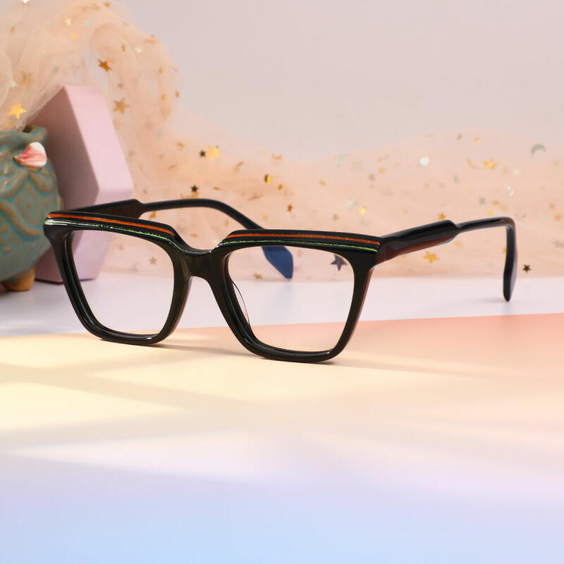 Shanell Square Black Glasses