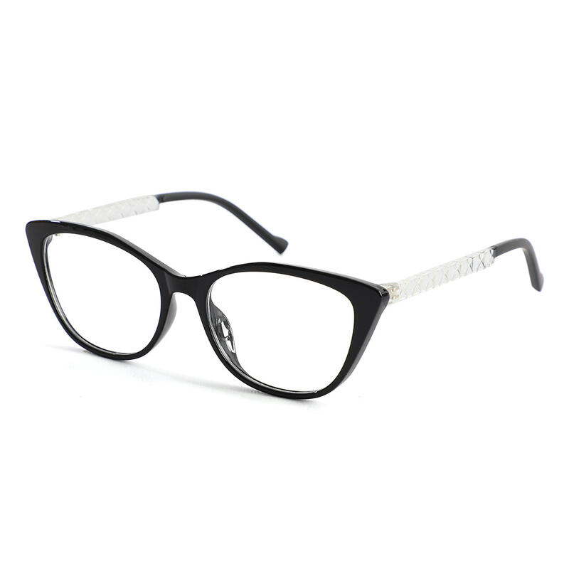 Minnie Cat Eye Schwarze Brille