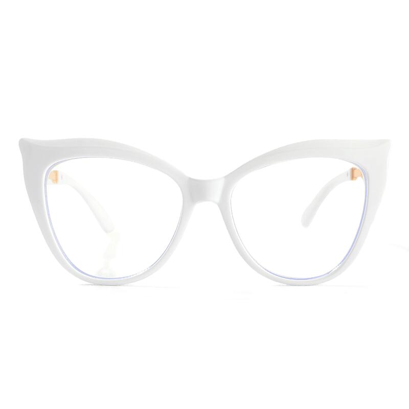 Lunettes de Vue Lydia Cat Eye Blanche