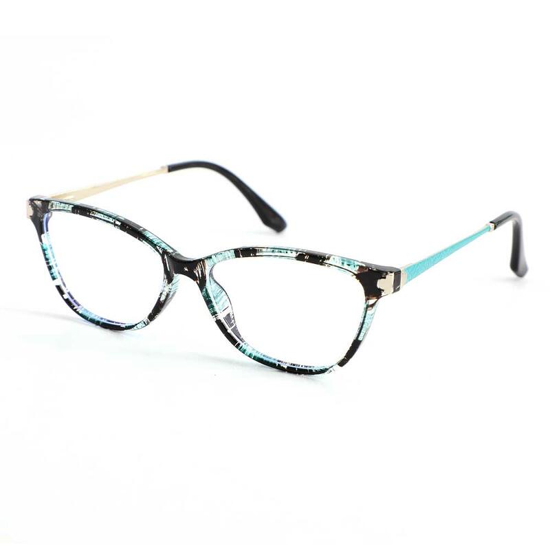 Joshua Rechteckige Grüne Brille