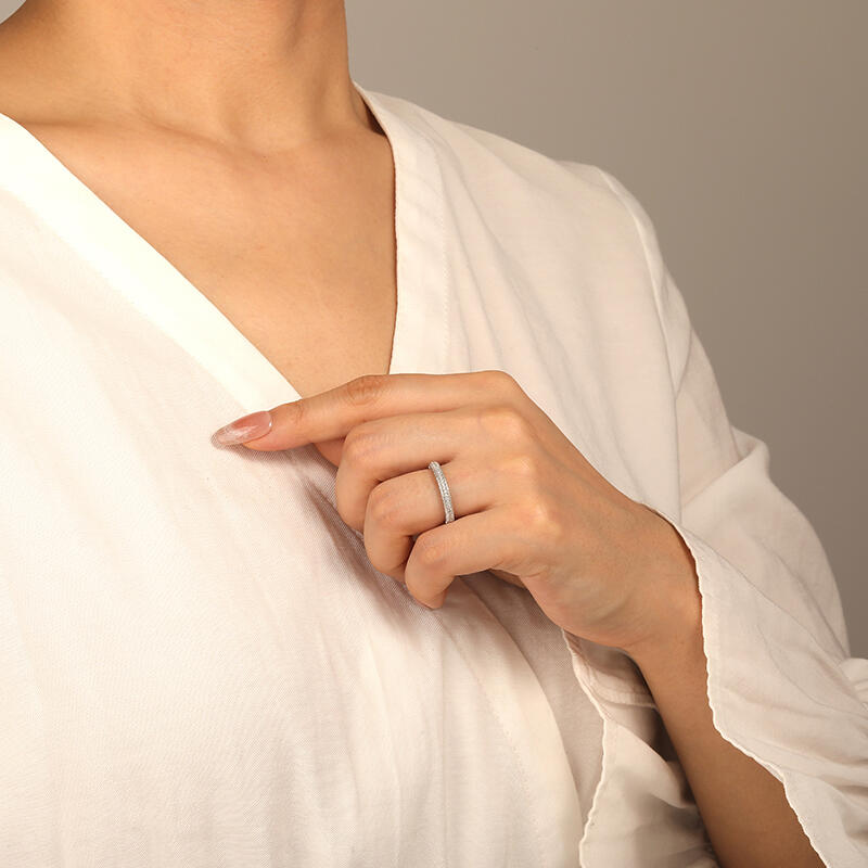 "You're My World" Classic Wedding Ring