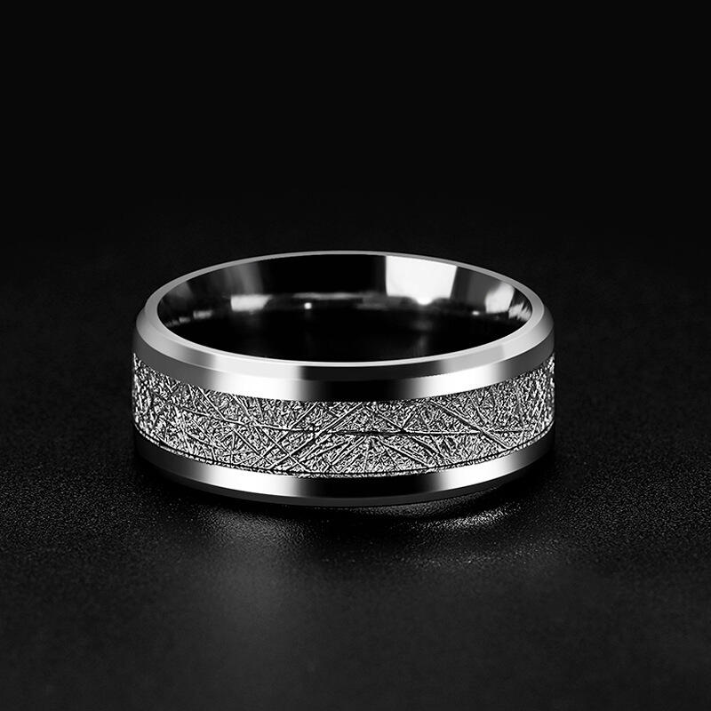 Titanium Steel Wedding Band for Men