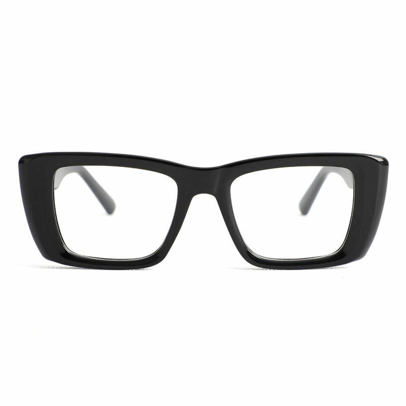 Hamiltion Quadratische Schwarze Brille