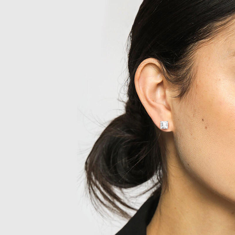 "The Rebirth" 2ct Radiant Cut Stud Earrings