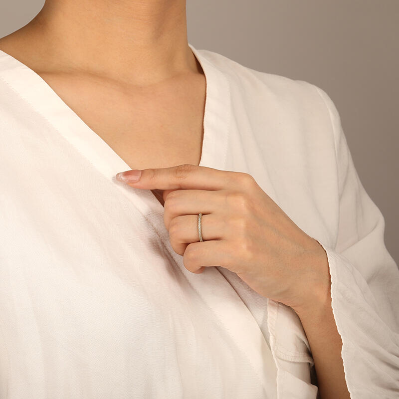 "Entrancing Secret" Eternity Wedding Ring