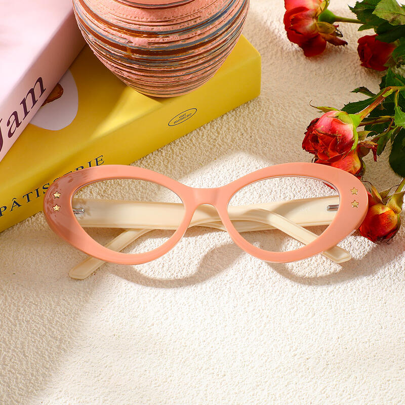 Lunettes de Vue Beck Cat Eye Marron 