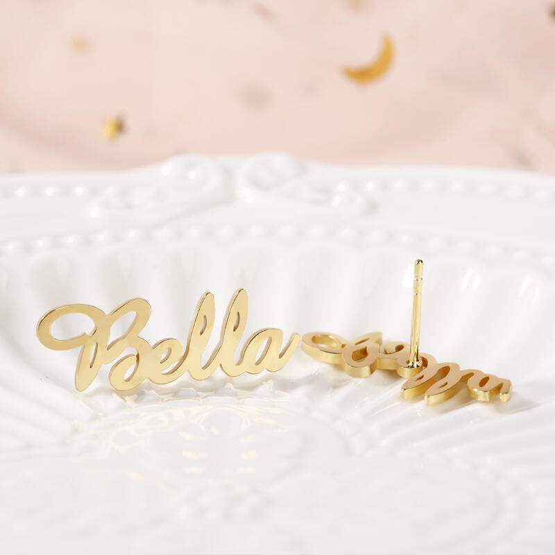 Aretes con Nombre Personalizado "ámate A Tí Mismo"