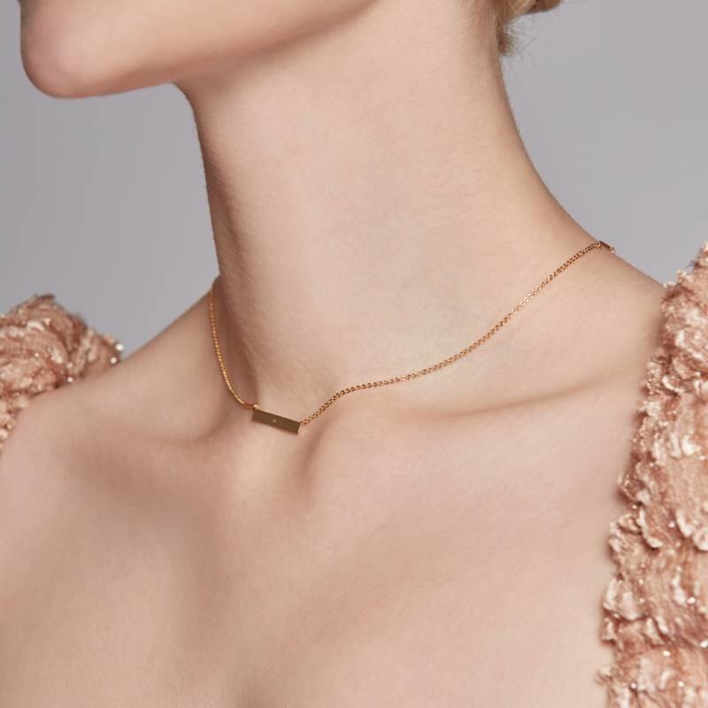 "Liebe ist Alles" Barren Halskette