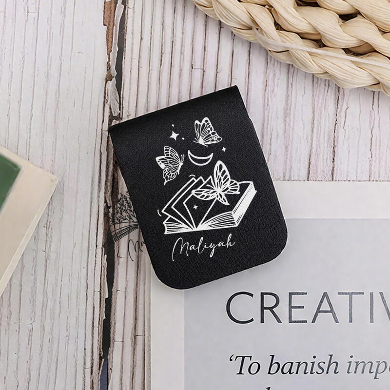 Segnalibro magnetico personalizzato in pelle PU Ottimo regalo per gli amanti della lettura