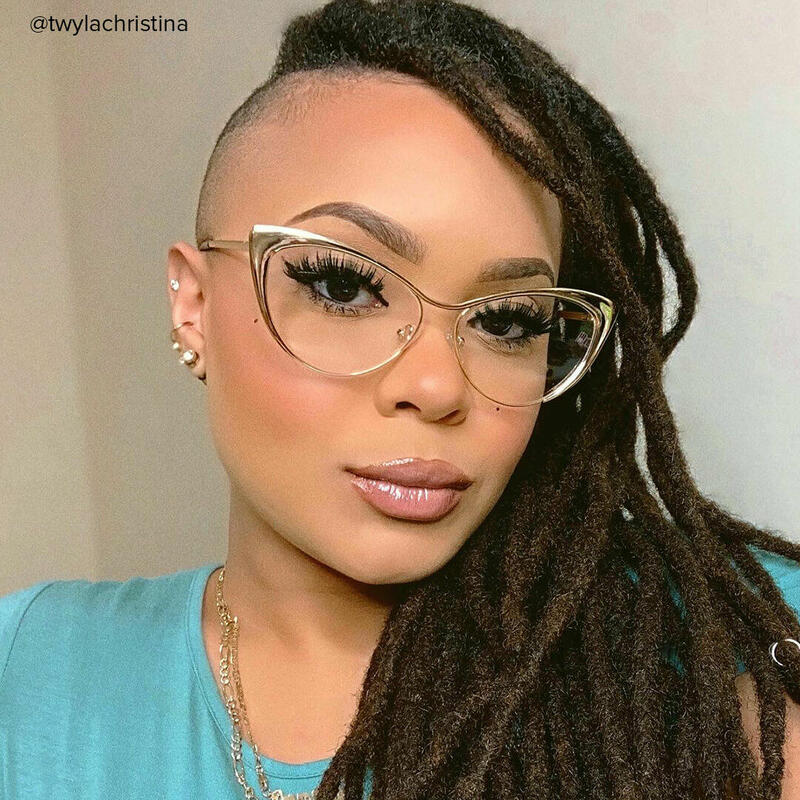 Occhiali da Vista Dulles Cat Eye Oro 