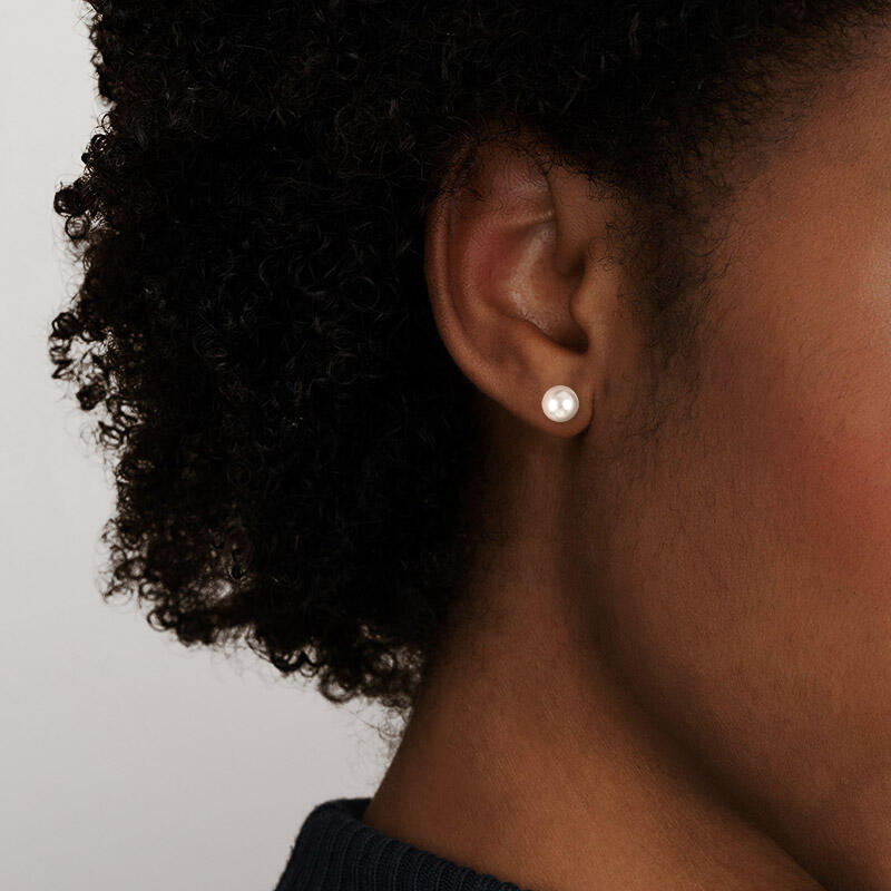 "Whispers of Devotion" 6.0-6.5mm Freshwater Pearl Stud Earrings