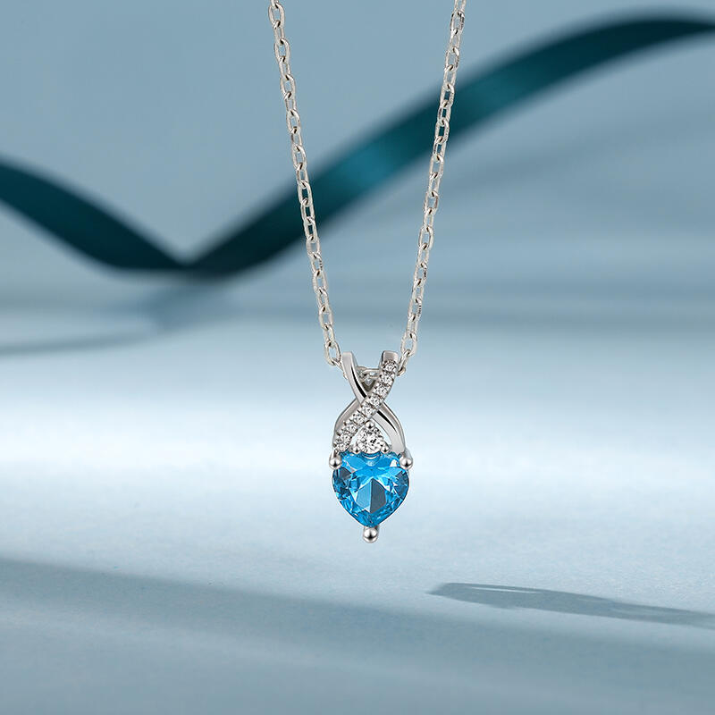 Jeulia Fine Infinity Custom Heart Necklace