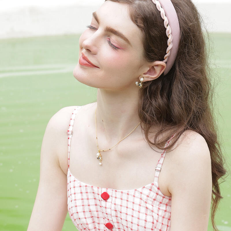 Jeulia "Adorable Tropical Fish" Cultured Pearl Sterling Silver Earrings